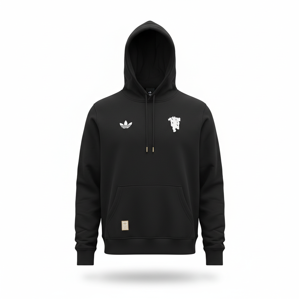 Manchester United 2025/26 Black Hoodie