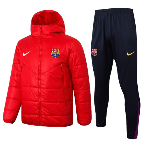 FC Barcelona 2025/26 Training Tracksuit – Padded Jacket Set