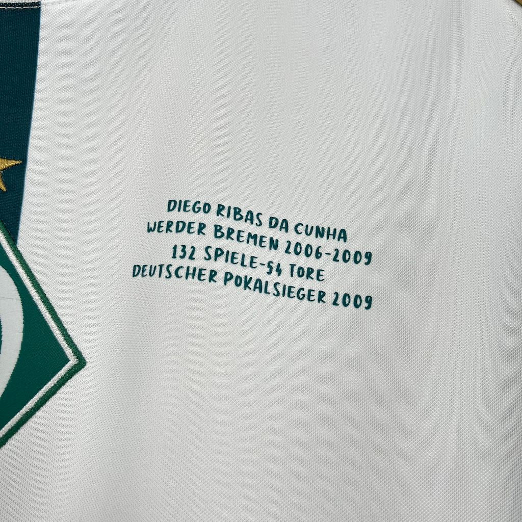 Men’s Werder Bremen 2025/26 Obrigado Diego Edition Jersey