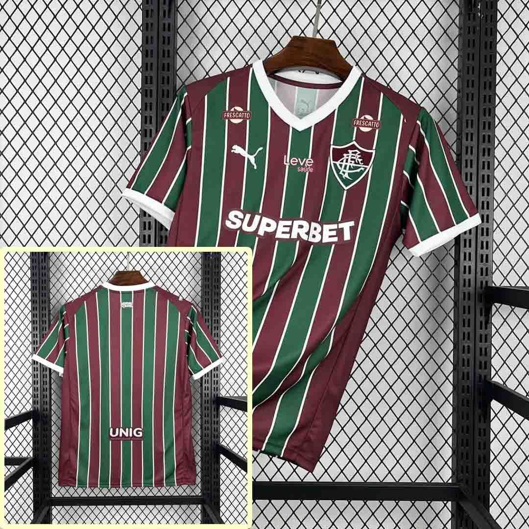 Men’s Fluminense 2026 Home Jersey (All Sponsors)