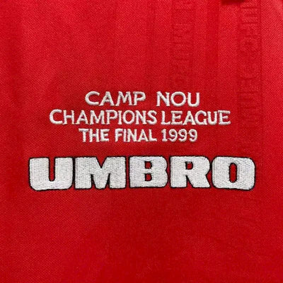 Retro's Manchester United 1998/99 Home Champion League Final Jersey