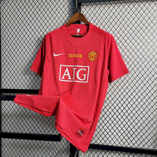 Retro's Manchester United 2007/08 Home UCL Final Jersey