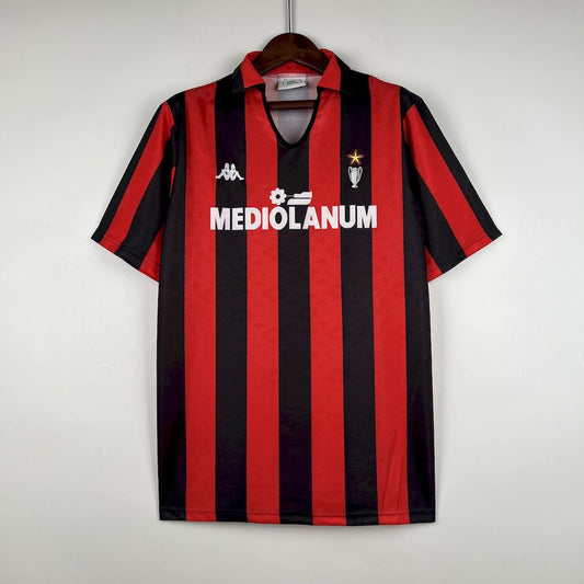 Retro's AC Milan 1988/89 Home UCL Jersey