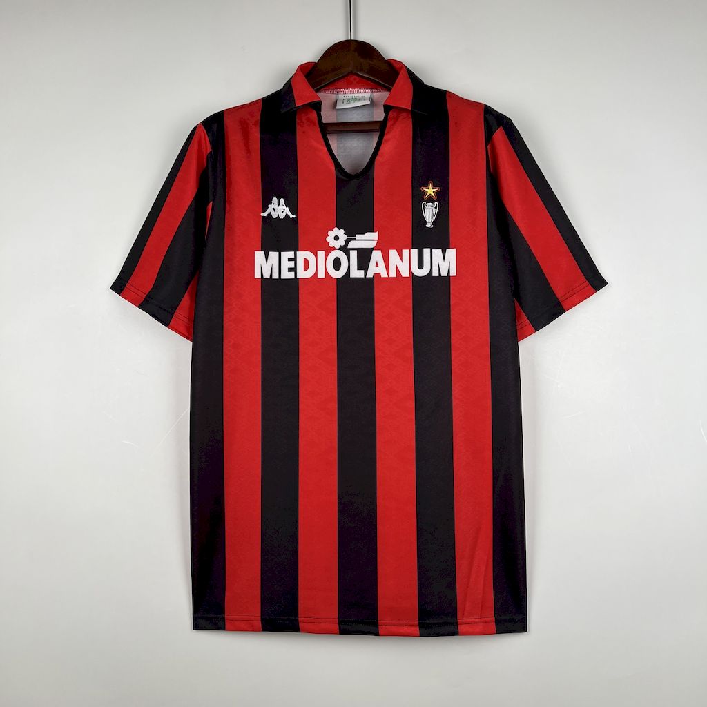 Retro's AC Milan 1988/89 Home UCL Jersey
