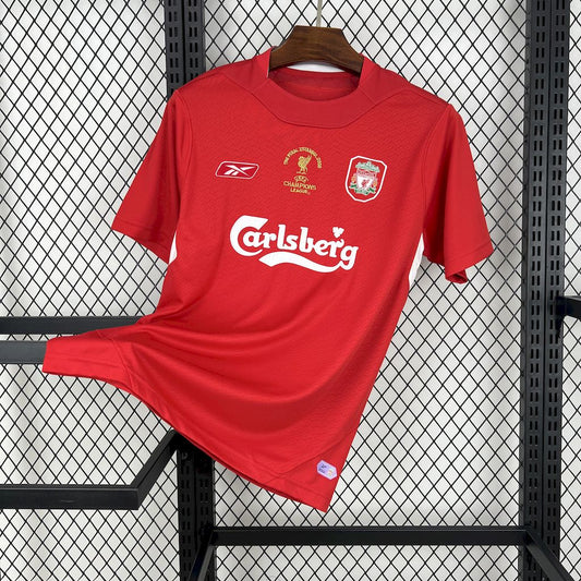 Retro's Liverpool FC 2005 Home UCL Final Edition Jersey