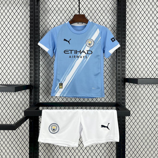 Kid's Manchester City 2025/26 Home Kit
