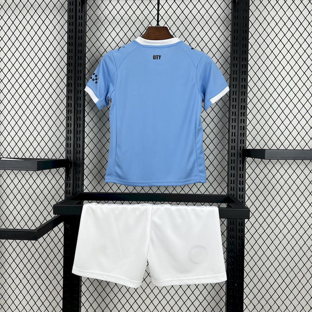 Kid's Manchester City 2025/26 Home Kit