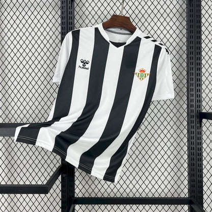 Men's Real Betis 2025/26 Black & White Special Edition Jersey