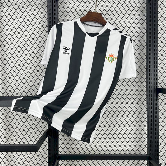 Men's Real Betis 2025/26 Black & White Special Edition Jersey