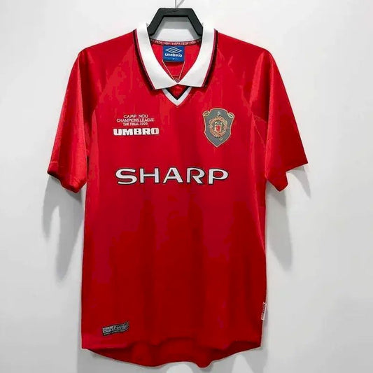 Retro's Manchester United 1998/99 Home Champion League Final Jersey