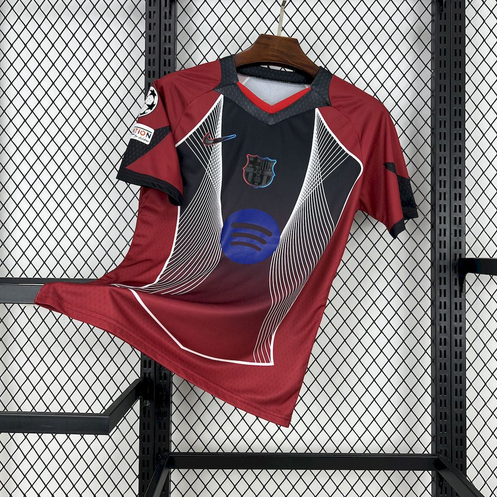 Men's FC Barcelona 2025/26 Black & Red Special Edition Jersey