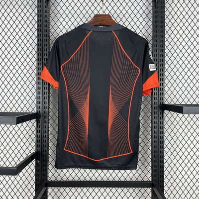 Men's FC Barcelona 2025/26 Black & Orange Special Edition Jersey