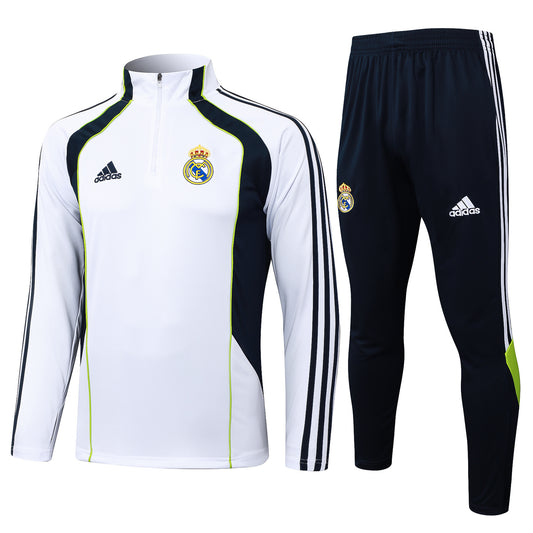 Real Madrid Kids Football Training Tracksuit – Half-Zip