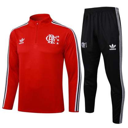 Flamengo Kids Football Training Tracksuit – Half-Zip