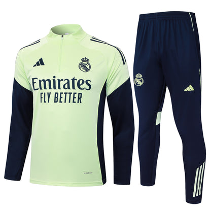 Real Madrid Kids Football Training Tracksuit – Half-Zip