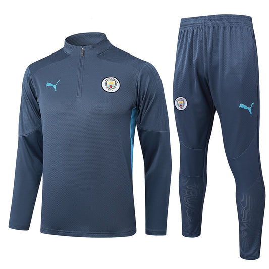 Manchester City Kids Football Training Tracksuit – Half-Zip