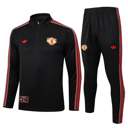 Manchester United Kids Football Training Tracksuit – Half-Zip