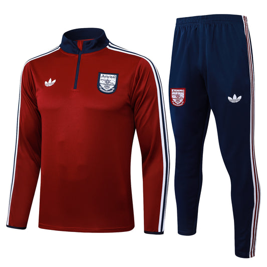 Arsenal FC Kids Football Training Tracksuit – Half-Zip