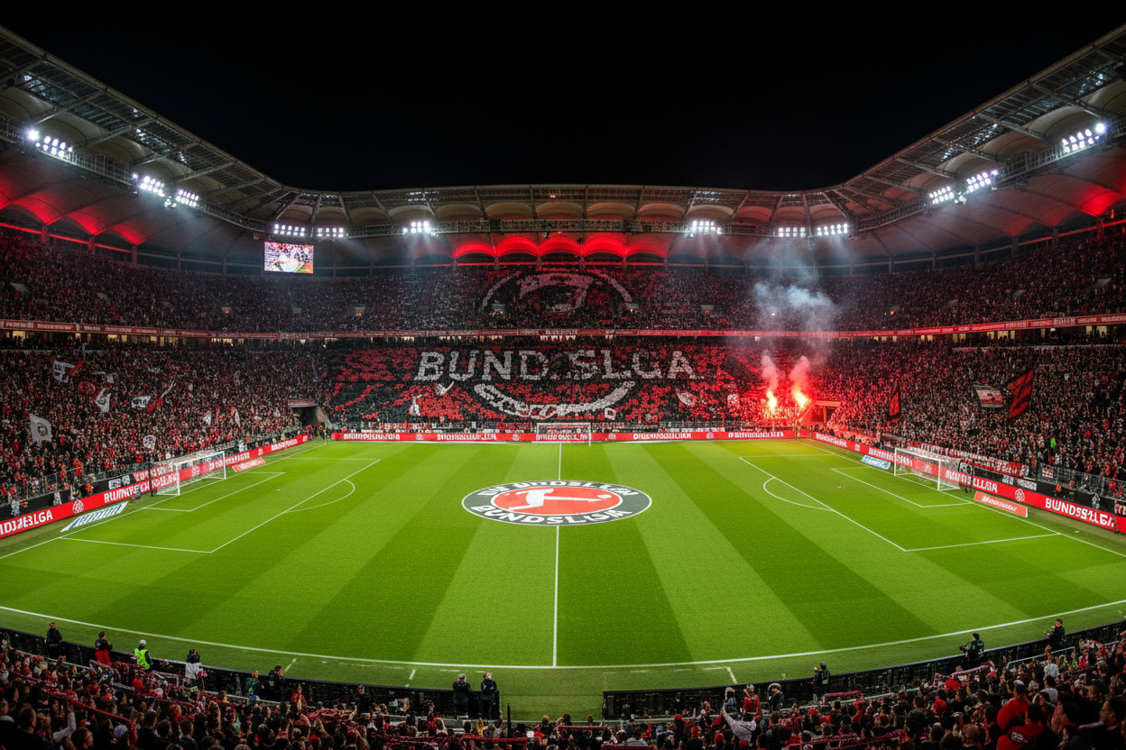 imagem de fundo completa da liga alemã de futebol