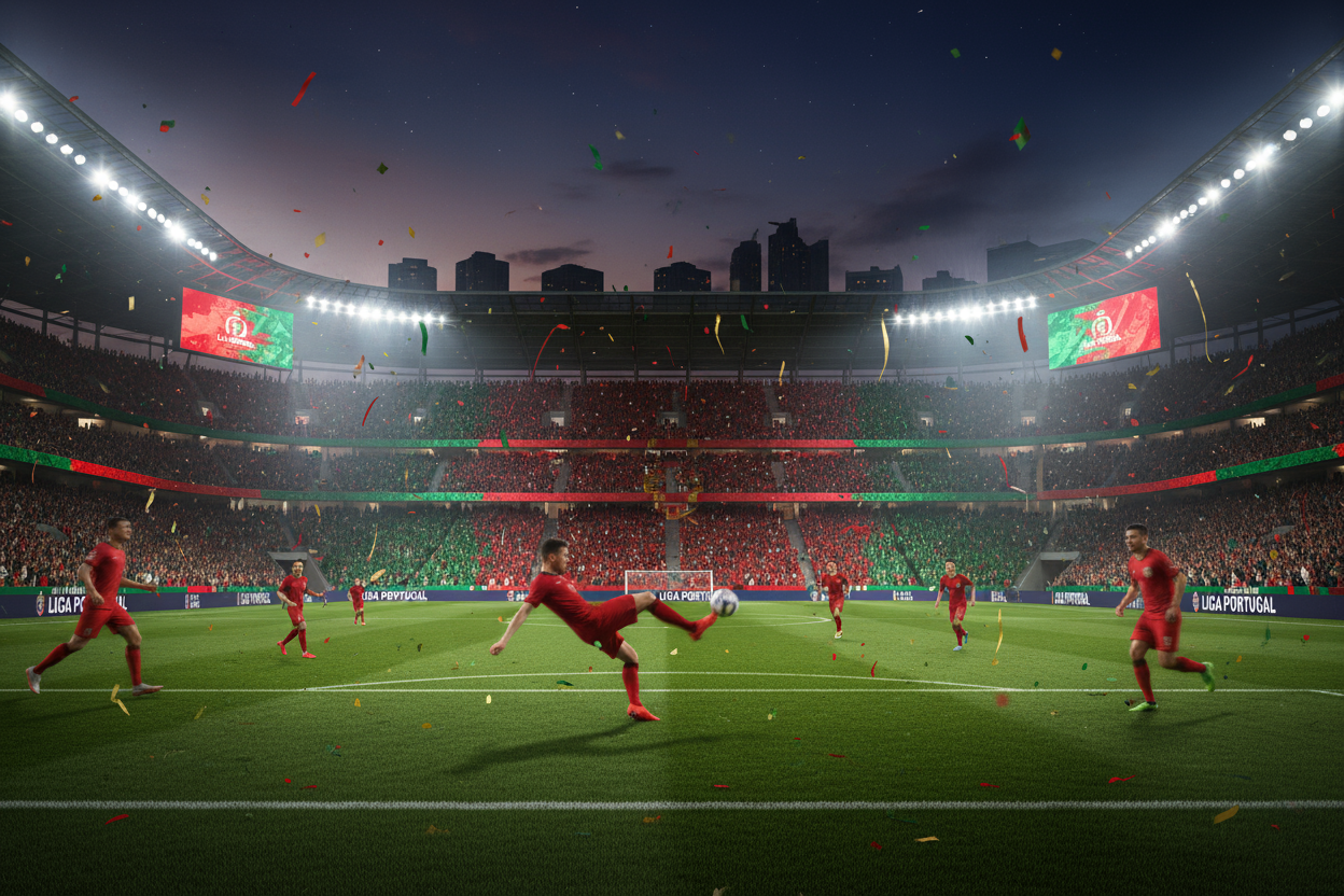 imagem de fundo completa da liga portuguesa de futebol