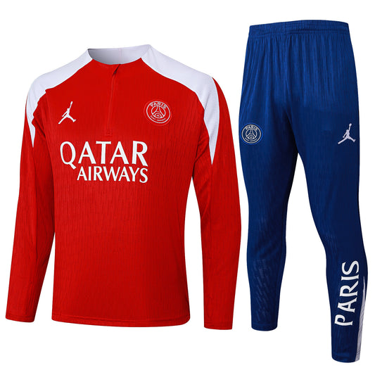Paris Saint-Gemain Kids Football Training Tracksuit – Half-Zip