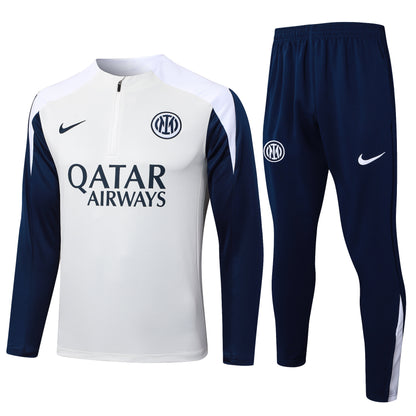 Inter Milan Kids Football Training Tracksuit – Half-Zip
