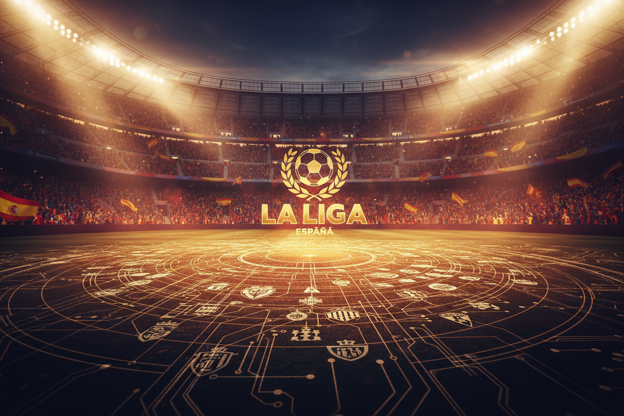 imagem de fundo da liga espanhola de futebol