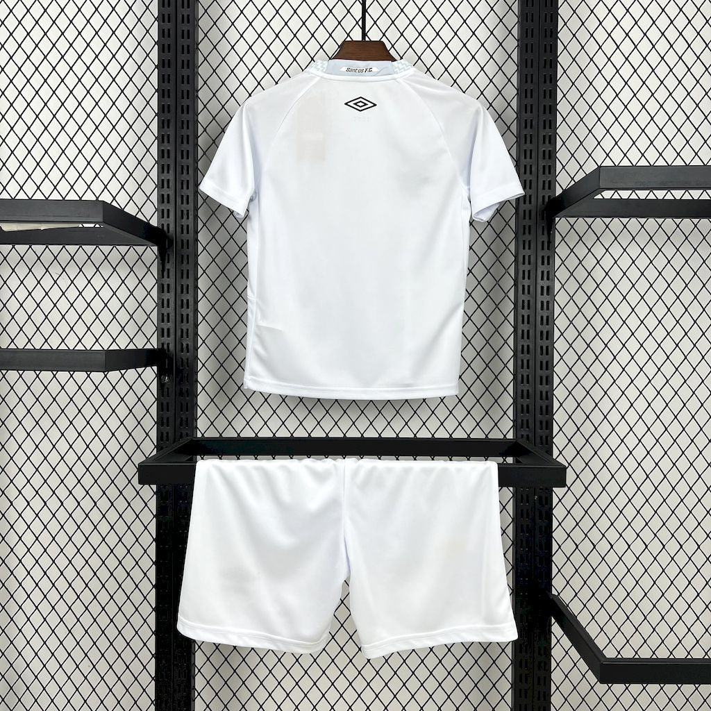 Santos FC 2025 Home Kids Kit