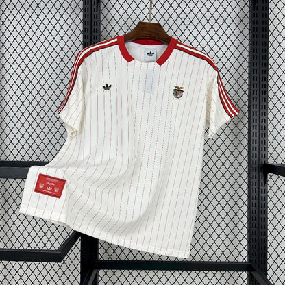 Men's SL Benfica 2025/26 White Originals Jersey