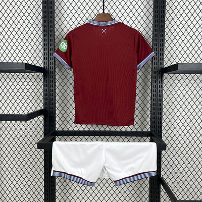 West Ham United 2025/26 Home Kids Kit