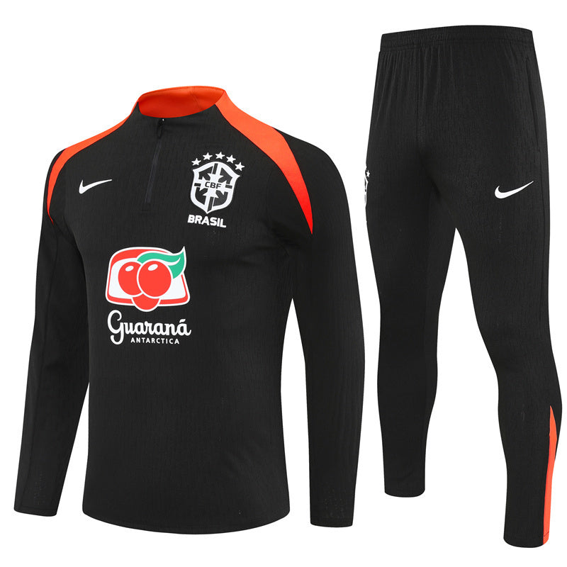Brazil 2025/26 Half-Zip Training Set – Essential Edition