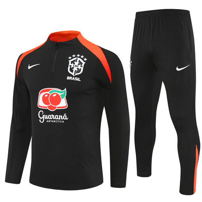 Brazil 2025/26 Half-Zip Training Set – Essential Edition