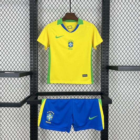 Kid's Brazil 2025/26 Home Kit
