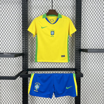 Kid's Brazil 2025/26 Home Kit