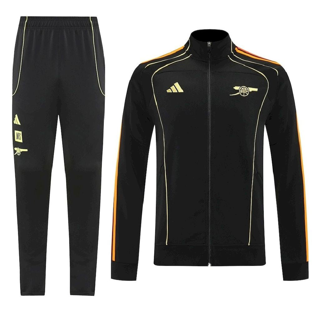Arsenal FC 2025/26 Black Tracksuit