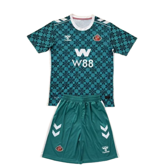 Kid's Sunderland 2025/26 Green GK Kit