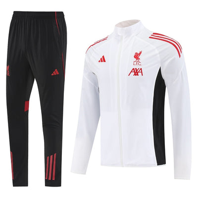 Liverpool FC 2025/26 White & Black Tracksuit