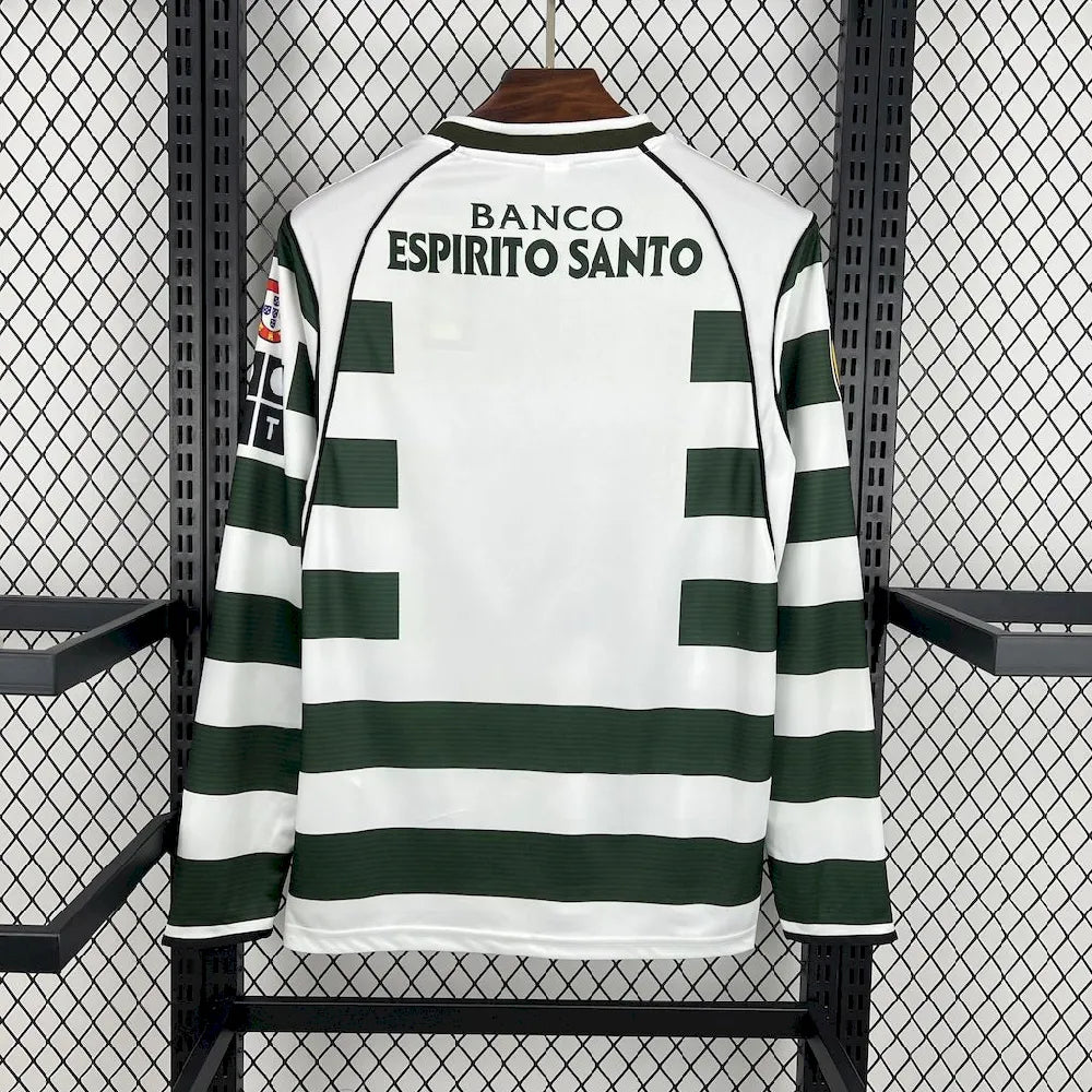 Retro's Sporting CP 2001/02 Home Long Sleeve Jersey