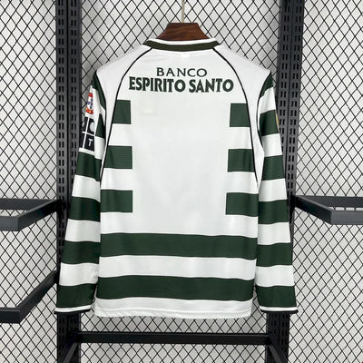 Retro's Sporting CP 2001/02 Home Long Sleeve Jersey