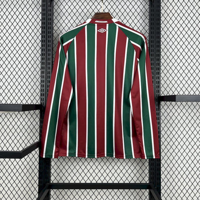 Men’s Fluminense 2025 Home Long Sleeve Jersey