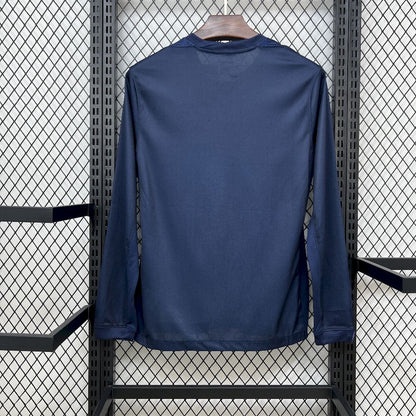 Men's Paris Saint-Germain 2025/26 Home Long Sleeve Jersey