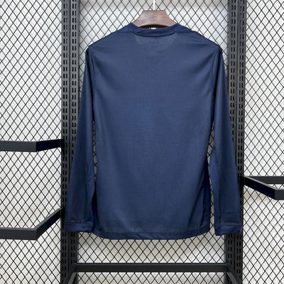 Men's Paris Saint-Germain 2025/26 Home Long Sleeve Jersey