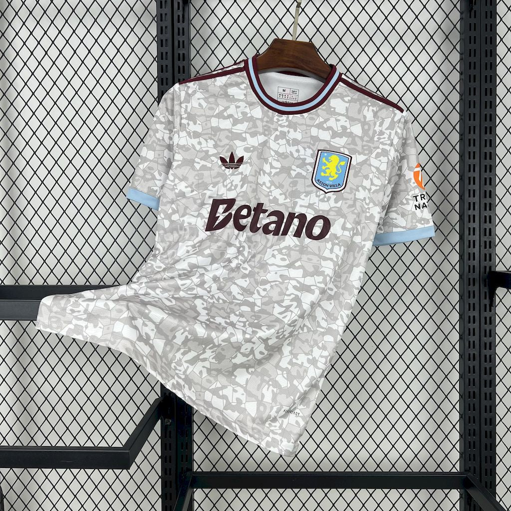 Men's Aston Villa 2025/26 Retro Edition Jersey