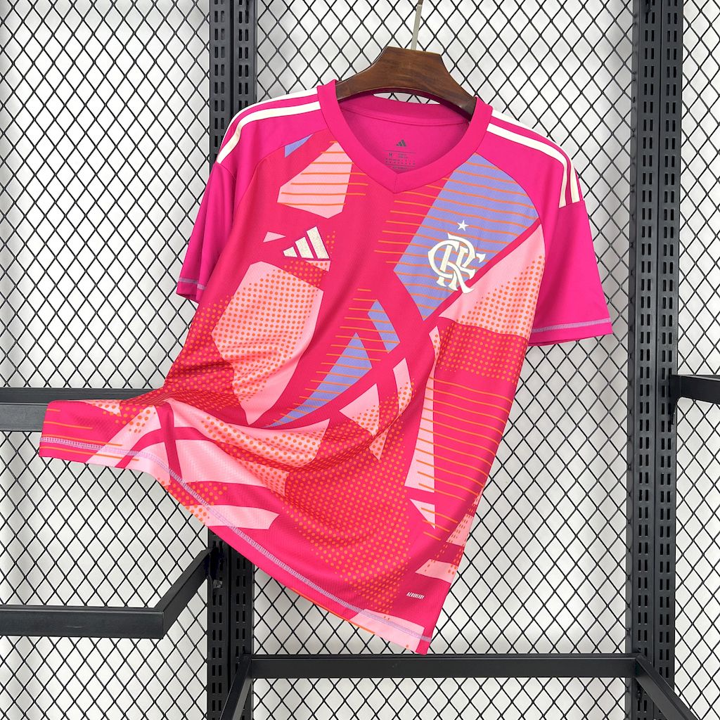 Men’s Flamengo 2025 Pink GK Jersey