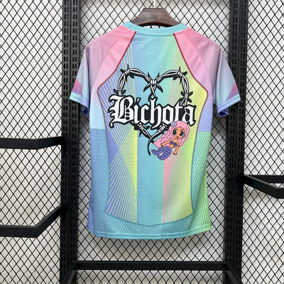 Men’s FC Barcelona 2025/26 Blue Karol G Edition Jersey