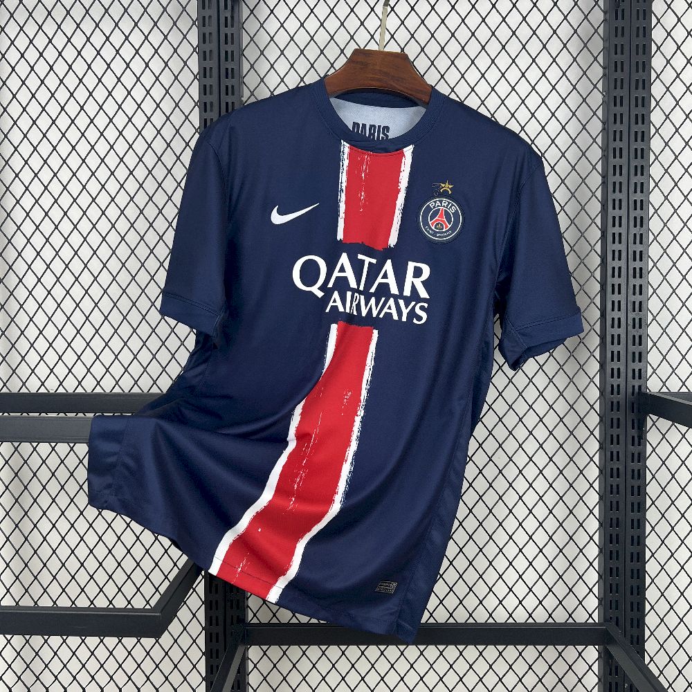 Men's Paris Saint-Germain 2024/25 Home Jersey (with star)
