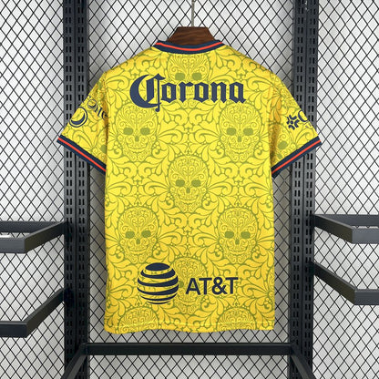 Men’s Club America 2025/26 Yellow Halloween Edition Jersey