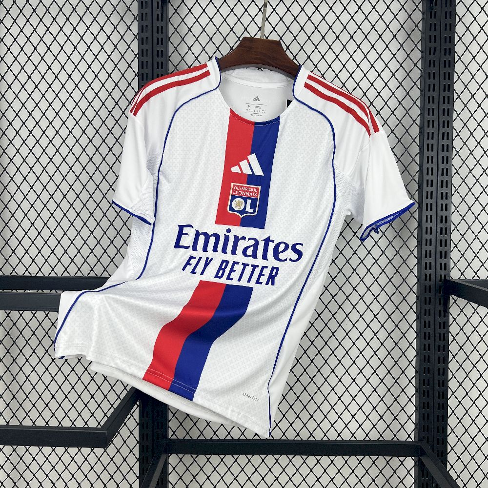 Men's Olympique Lyonnais 2025/26 Home Jersey