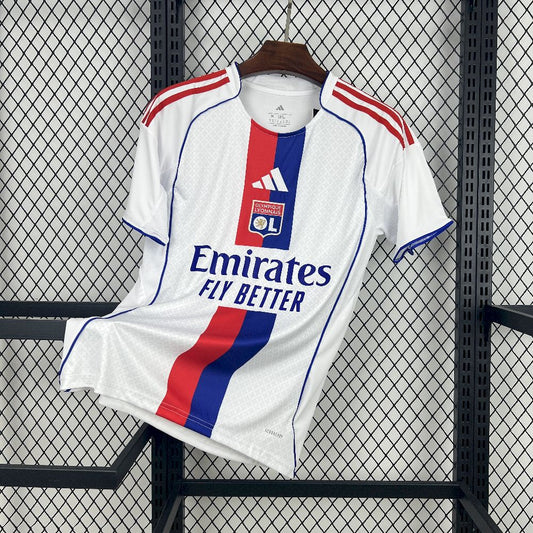 Men's Olympique Lyonnais 2025/26 Home Jersey