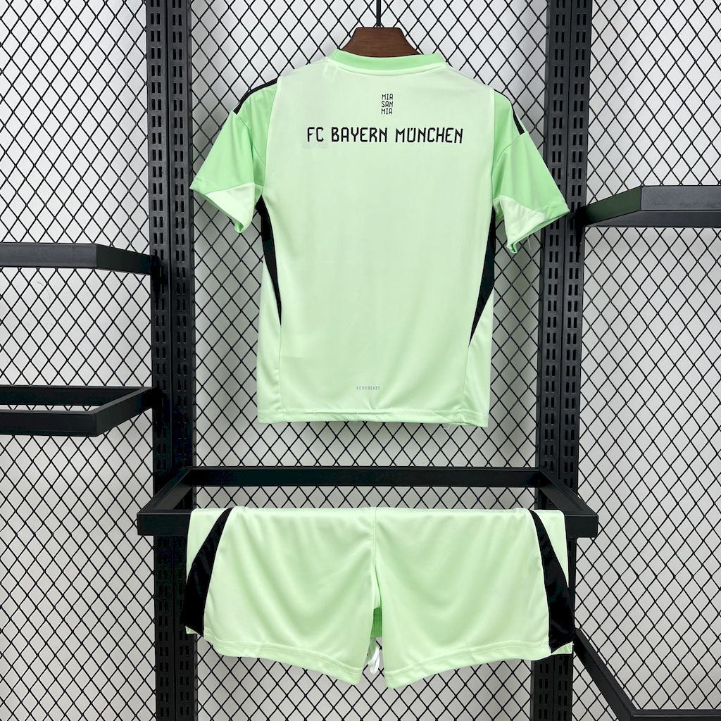 Kid's Bayern Munich 2025/26 Green GK Kit